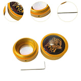 Maxbell Pool Cue Chalk Holder Protects Your Chalk Aluminum Billiard Cue Chalk Holder Gold