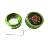 Maxbell Pool Cue Chalk Holder Protects Your Chalk Aluminum Billiard Cue Chalk Holder Green