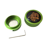 Maxbell Pool Cue Chalk Holder Protects Your Chalk Aluminum Billiard Cue Chalk Holder Green