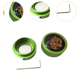 Maxbell Pool Cue Chalk Holder Protects Your Chalk Aluminum Billiard Cue Chalk Holder Green