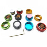 Maxbell Pool Cue Chalk Holder Protects Your Chalk Aluminum Billiard Cue Chalk Holder Red