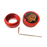 Maxbell Pool Cue Chalk Holder Protects Your Chalk Aluminum Billiard Cue Chalk Holder Red