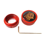 Maxbell Pool Cue Chalk Holder Protects Your Chalk Aluminum Billiard Cue Chalk Holder Red
