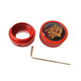 Maxbell Pool Cue Chalk Holder Protects Your Chalk Aluminum Billiard Cue Chalk Holder Red