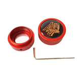 Maxbell Pool Cue Chalk Holder Protects Your Chalk Aluminum Billiard Cue Chalk Holder Red