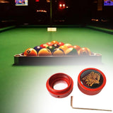 Maxbell Pool Cue Chalk Holder Protects Your Chalk Aluminum Billiard Cue Chalk Holder Red