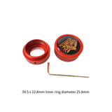 Maxbell Pool Cue Chalk Holder Protects Your Chalk Aluminum Billiard Cue Chalk Holder Red
