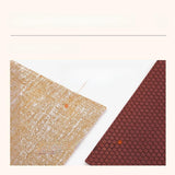 Maxbell Jute Yoga Mat Elastic Portable Sports Gear for Gym Indoor Outdoor Stretching Khaki