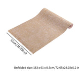 Maxbell Jute Yoga Mat Elastic Portable Sports Gear for Gym Indoor Outdoor Stretching Khaki