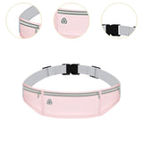 Maxbell Running Belt Fanny Pack Adjustable Belt Waistband Bag for Jogging Gym Hiking Pink