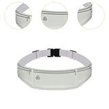 Maxbell Running Belt Fanny Pack Adjustable Belt Waistband Bag for Jogging Gym Hiking Gray