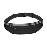 Maxbell Running Belt Fanny Pack Adjustable Belt Waistband Bag for Jogging Gym Hiking Black