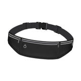 Maxbell Running Belt Fanny Pack Adjustable Belt Waistband Bag for Jogging Gym Hiking Black