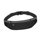 Maxbell Running Belt Fanny Pack Adjustable Belt Waistband Bag for Jogging Gym Hiking Black