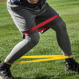 Maxbell Resistance Band Anti Slip Fitness Loop Band for Hip Circle Lift Pilates Home Pink