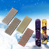 Maxbell 4Pcs Ski Edge Sharpeners Snow Board Tuning Kit for Deburring Polishing Skiers