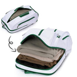 Maxbell Pickleball Backpack Storage Carrier Pickleball Racket Bag for Beginners Gift White