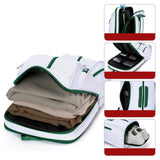Maxbell Pickleball Backpack Storage Carrier Pickleball Racket Bag for Beginners Gift White