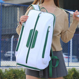 Maxbell Pickleball Backpack Storage Carrier Pickleball Racket Bag for Beginners Gift White