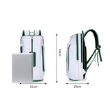 Maxbell Pickleball Backpack Storage Carrier Pickleball Racket Bag for Beginners Gift White