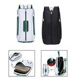 Maxbell Pickleball Backpack Storage Carrier Pickleball Racket Bag for Beginners Gift White