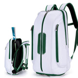 Maxbell Pickleball Backpack Storage Carrier Pickleball Racket Bag for Beginners Gift White