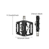 Mountain Bicycle Pedals Replacement Aluminum Alloy Non Skid Road Bike Pedals