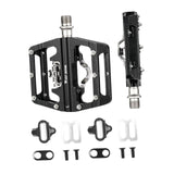 Mountain Bicycle Pedals Replacement Aluminum Alloy Non Skid Road Bike Pedals