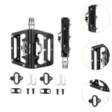 Mountain Bicycle Pedals Replacement Aluminum Alloy Non Skid Road Bike Pedals