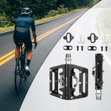 Mountain Bicycle Pedals Replacement Aluminum Alloy Non Skid Road Bike Pedals