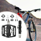 Mountain Bicycle Pedals Replacement Aluminum Alloy Non Skid Road Bike Pedals