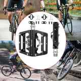 Mountain Bicycle Pedals Replacement Aluminum Alloy Non Skid Road Bike Pedals