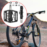 Mountain Bicycle Pedals Replacement Aluminum Alloy Non Skid Road Bike Pedals