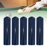 Maxbell 5 Pieces Pool Cue Tip Covers Billiards Accessories Portable Snooker Tip Caps 10mm