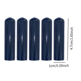 Maxbell 5 Pieces Pool Cue Tip Covers Billiards Accessories Portable Snooker Tip Caps 10mm