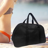 Travel Duffle Bag Weekender Bag Gym Bag Handbag for Exercise Fitness Weekend Black