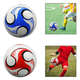 Maxbell Soccer Ball Size 5 Seamless Stitching Training for Game Practice Gift Blue