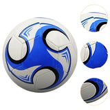 Maxbell Soccer Ball Size 5 Seamless Stitching Training for Game Practice Gift Blue