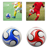 Maxbell Soccer Ball Size 5 Seamless Stitching Training for Game Practice Gift Blue