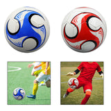 Maxbell Soccer Ball Size 5 Seamless Stitching Training for Game Practice Gift Blue