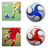 Maxbell Soccer Ball Size 5 Seamless Stitching Training for Game Practice Gift Blue