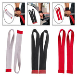 2Pcs Weight Lifting Straps Cotton for Strength Training Dumbbell Deadlifting Beige