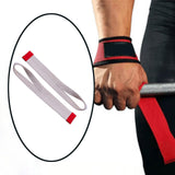 2Pcs Weight Lifting Straps Cotton for Strength Training Dumbbell Deadlifting Beige