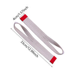 2Pcs Weight Lifting Straps Cotton for Strength Training Dumbbell Deadlifting Beige