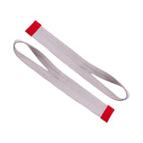 2Pcs Weight Lifting Straps Cotton for Strength Training Dumbbell Deadlifting Beige