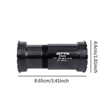 Maxbell Bike Bottom Bracket Compact for Outdoor Cycling Accessory Mountain Road Bike Black