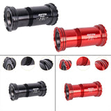 Maxbell Bike Bottom Bracket Compact for Outdoor Cycling Accessory Mountain Road Bike Black