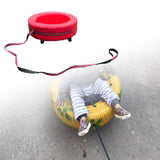 Maxbell Kids Hand Pulled Cart Interactive Toy for Sports Playground Group Activities Red