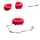 Maxbell Kids Hand Pulled Cart Interactive Toy for Sports Playground Group Activities Red