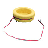 Maxbell Kids Hand Pulled Cart Interactive Toy for Sports Playground Group Activities Yellow